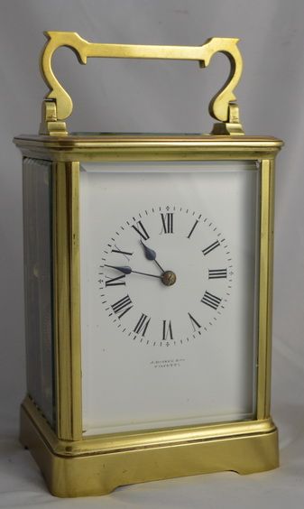 Striking Carriage Clock, Boseck & Co, Calcutta