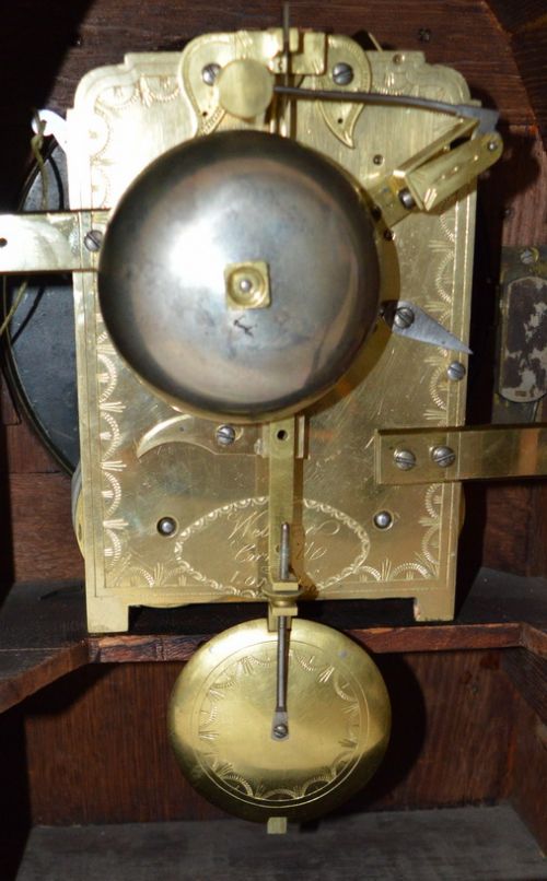fig 1. Webster, London Regency Twin Fusee Bracket Clock