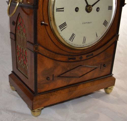 fig 2. Webster, London Regency Twin Fusee Bracket Clock