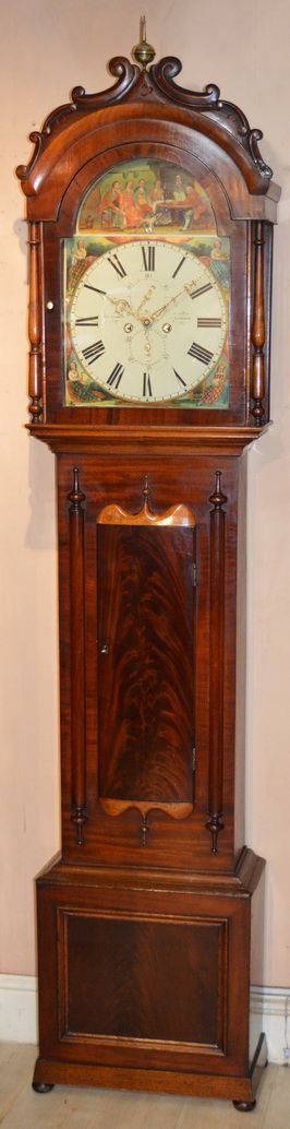 Longcase Clock Joseph Stromier, Glasgow Circa 1865.