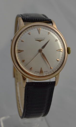 1954 Longines 'Oversized' 18k Gold Wristwatch