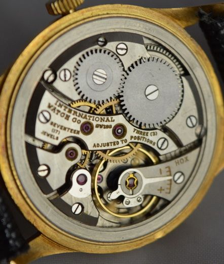 fig 1. IWC Schaffhausen for Tiffany 18K Wristwatch