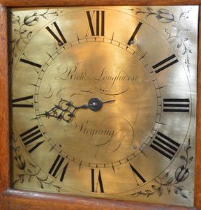 fig 1. Georgian Cottage Longcase Clock Richard Longhurst of Steyning