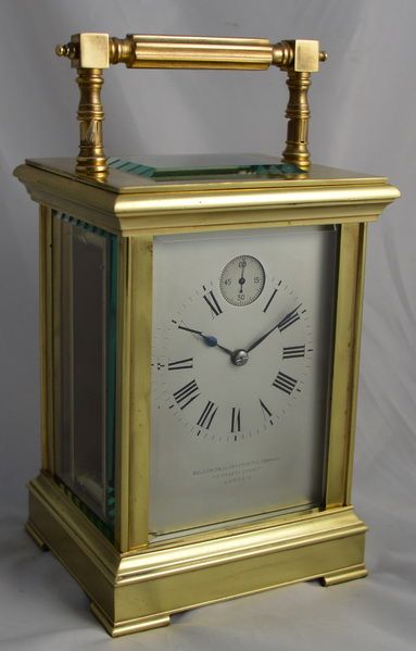 Rarer Seconds Dial Carriage Clock