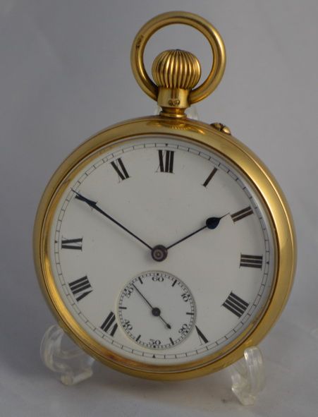 18k Gold Pocket Watch by Rotherams, London