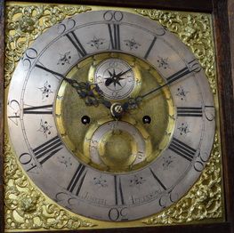 fig 1. Georgian Longcase Clock by Joseph Atkinson of Chesterfield