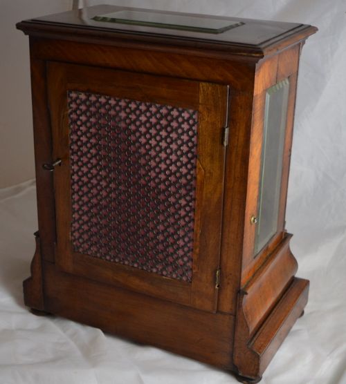 fig 1. F Waldek London Twin Fusee Bracket Mantel Clock
