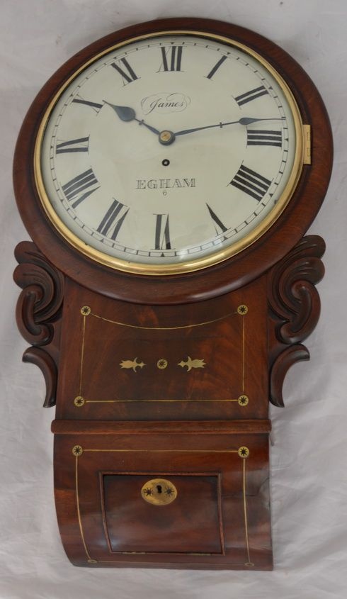 Fusee Dropdial Wall Clock, James, Egham