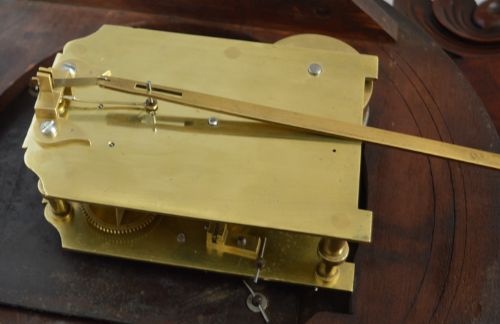 fig 1. Fusee Dropdial Wall Clock, James, Egham