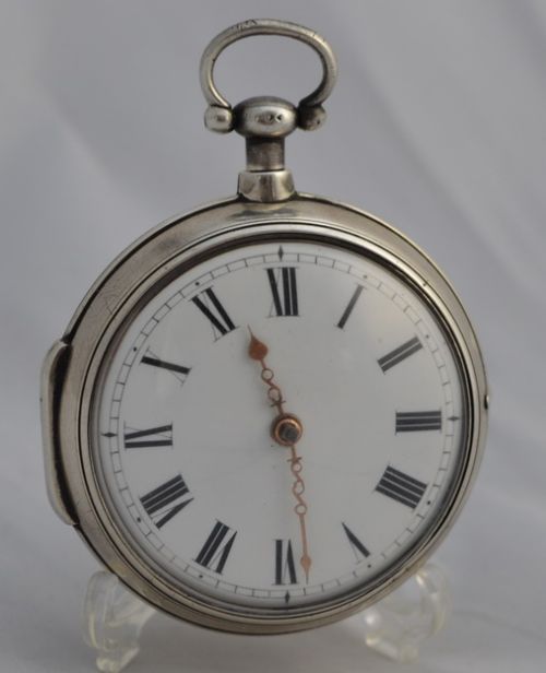 Silver Pair Cased Pocket Watch