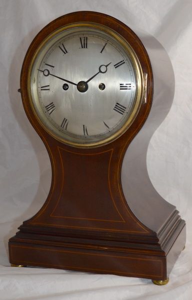 English Double Fusee Mantel/table Clock