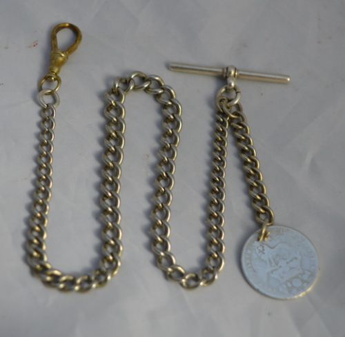 Silver Pocket Watch Chain