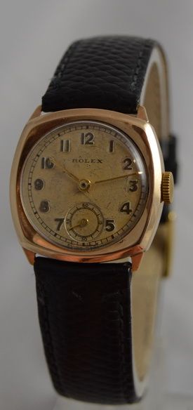 Rolex 9k Rose Gold 1939 Glasgow Hallmarked