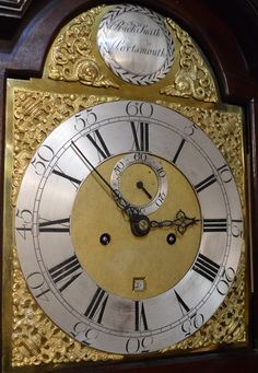 fig 1. Georgian Longcase Grandfather Clock Richard Smith Portsmouth