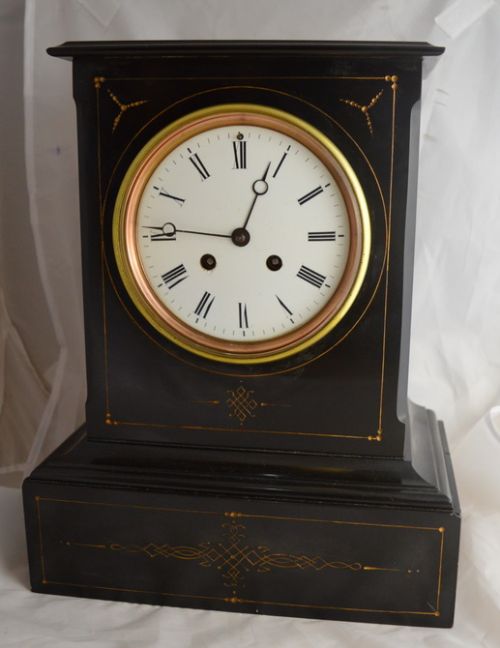 French Slate Mantel Clock