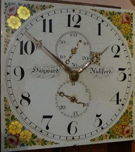 fig 1. Longcase Clock Hayward, Ashford Kent. 