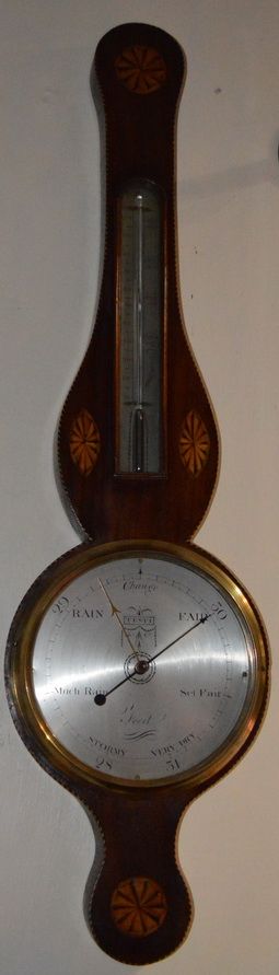 Georgian Mercury Wheel Barometer Testi Fecit