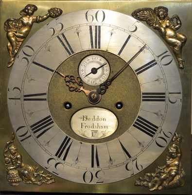 fig 1. Georgian Longcase Clock Daniel Seddon of Frodsham, Cheshire