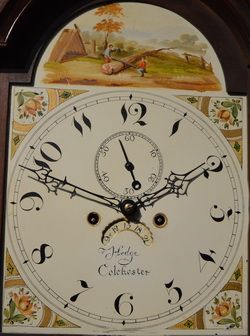 fig 1. Nathaniel Hedge of Colchester Longcase Clock 