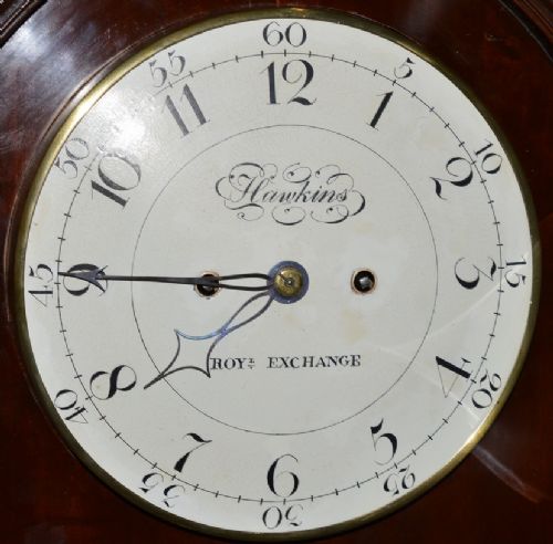 fig 1. Hawkins, Royal Exchange, Bracket Clock