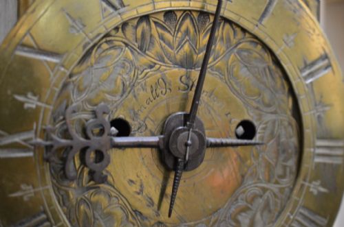 fig 1. 17th Century Converted Lantern Clock
