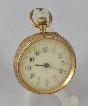 Swiss 14k Gold Pocket Watch