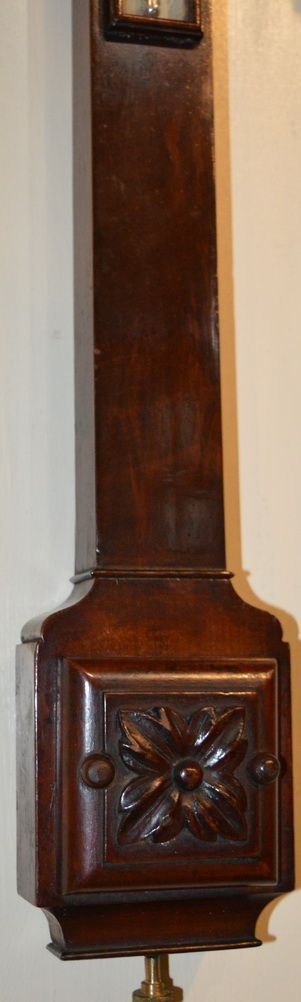 fig 1. White & Barr Glasgow mercury stick barometer.