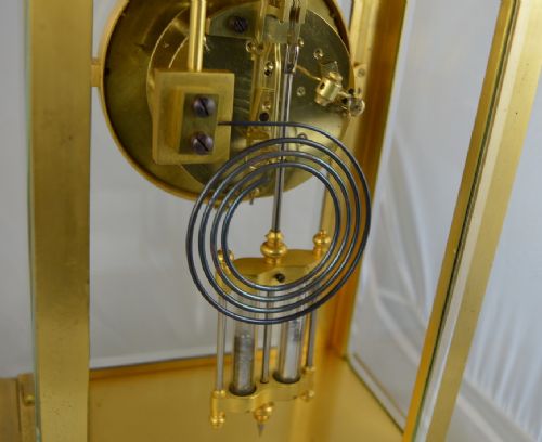 fig 1. Four glass mantel clock