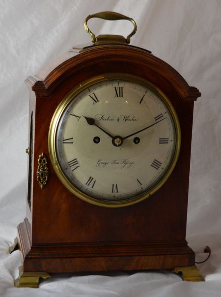 Georgian English Fusee Bracket/table Clock Desbois & Wheeler
