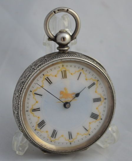 A Victorian Ladies Silver Pocket Watch