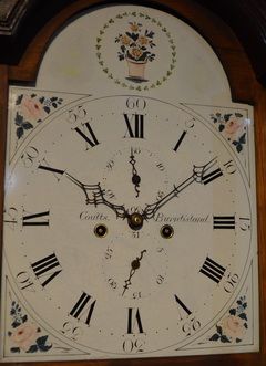 fig 1. Georgian Scottish Longcase grandfather Clock Coutts Burntisland