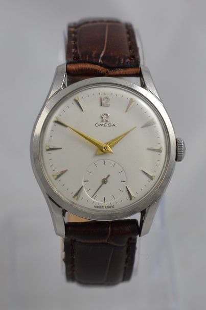 1953 Omega Stainless Steel Wristwatch