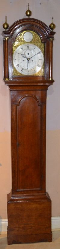 Daniel Dickerson of Yarmouth Georgian Longcase Grandfather Clock