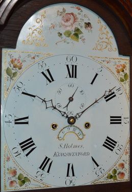 fig 1. Georgian Longcase Grandfather Clock Samuel Holmes Of Kingswinford