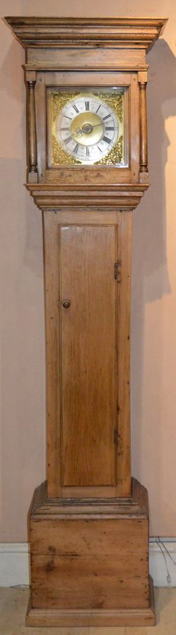 An 18th Century Pine Longcase Clock by Voyce of Mitcheldean