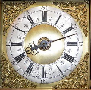fig 2. An 18th Century Pine Longcase Clock by Voyce of Mitcheldean