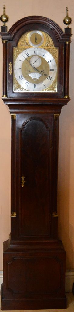 Rule of Portsmouth Georgian Period Mahogany Longcase Clock