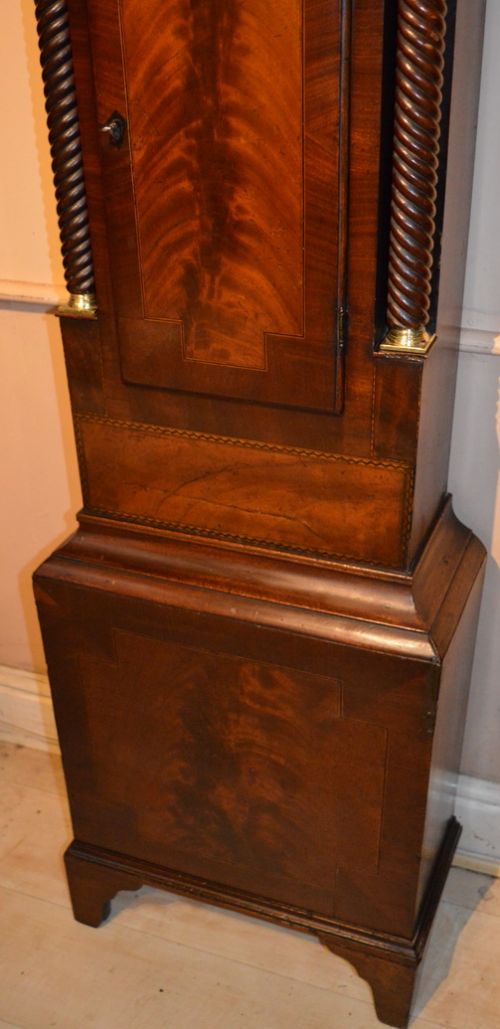 fig 1. William Preece of Bristol Moon Phase Longcase Grandfather Clock