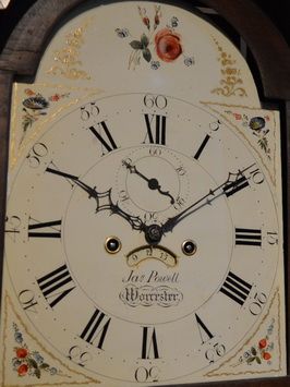fig 1. Georgian Longcase Grandfather Clock James Powell Worcester