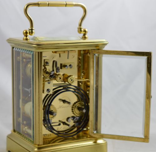 fig 1. French Strike Alarm Carriage Clock.