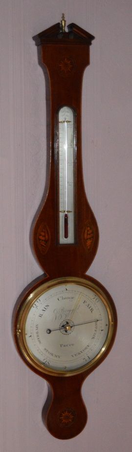 Georgian Mercury Barometer, G Broggi, Chelmsford