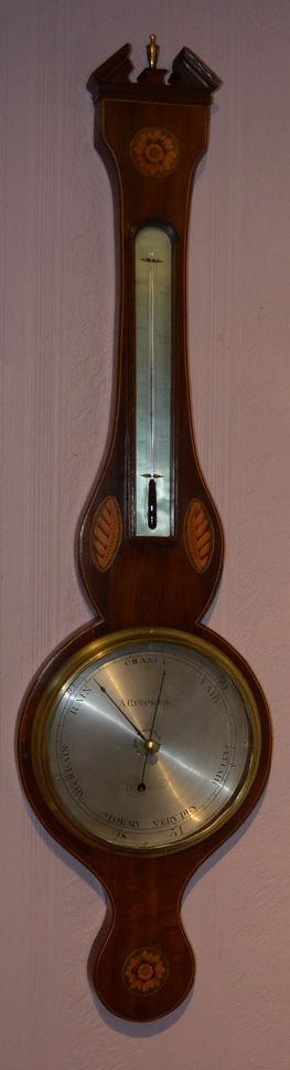 Georgian Mercury Barometer Rivolta of London
