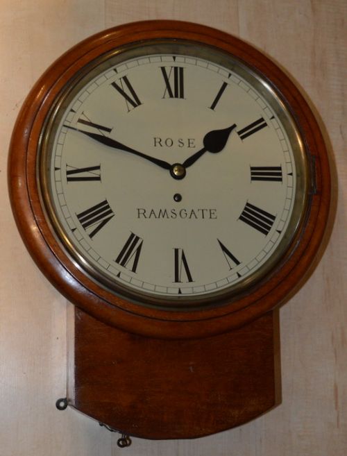 Rose of Ramsgate Fusee Dropdial Wall Clock