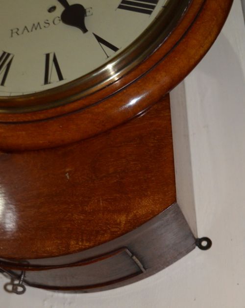 fig 1. Rose of Ramsgate Fusee Dropdial Wall Clock