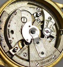 fig 1. 1929 Harwood Automatic 18K Gold Wristwatch
