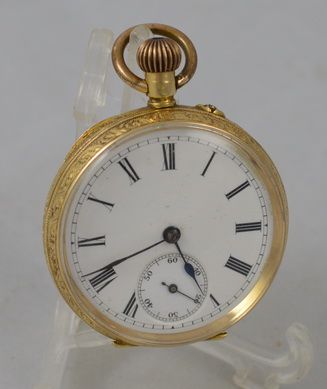 18k Gold Swiss Pocket Watch