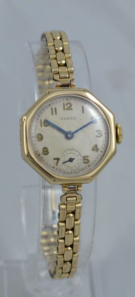1936 Rolex 9k Gold Wristwatch