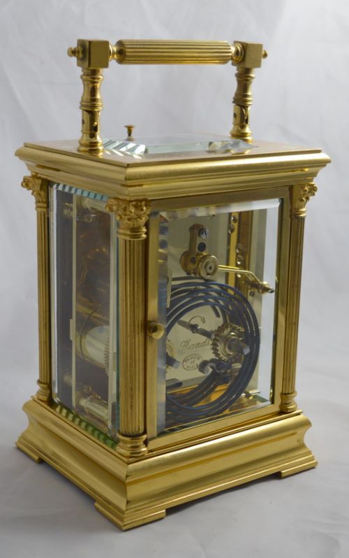 fig 1. Richard & Co Strike and Repeat Carriage Clock