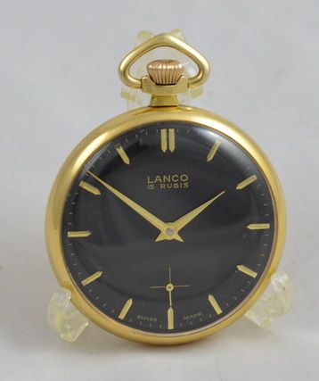 Lanco Gold Plated Pocket Watch