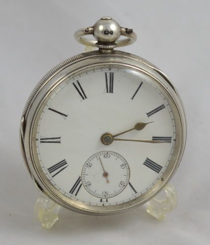 English Silver Pocket Watch 1878